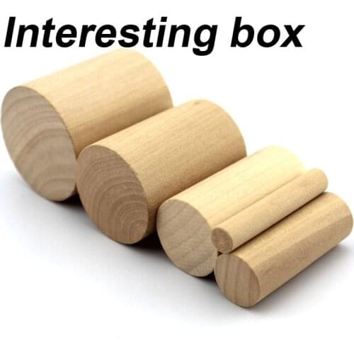 Pine column, round wood column, small round wood column, solid wood anticorrosive decoration, round stick model material DIY