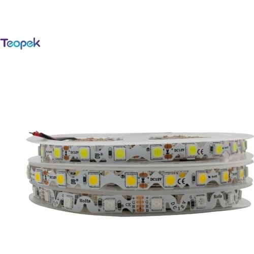 S Shape 5050 SMD LED strip 60Led/m,Free Bending LED tape, white/warm white/RGB, DC12V Non-waterproof 5m/lot for Channel Letter