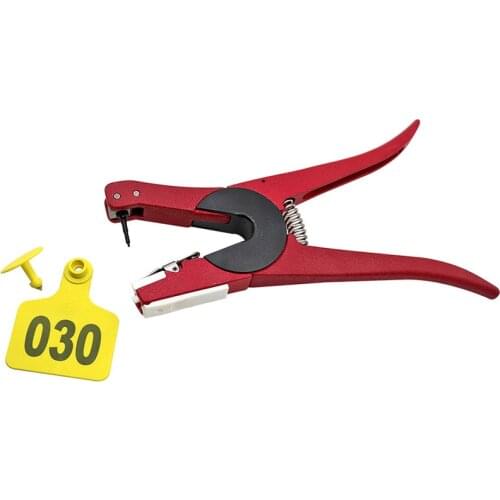 Animal Livestock Rotatable Ear Tag Plier For Cattle Pig Goat Ear Tags Quality Ear Tags Forceps Farm Animal Equipmement