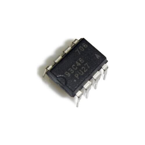 10PCS AT93C46 93C46 DIP-8 EEPROM 64x16 new original