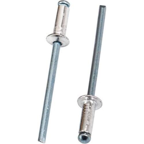 120Pcs/set M3.2*7/9/11 M4*8/10/13 GB12618 Aluminium Blind Rivets Nail Decoration Pop Rivets For Furniture Assortment Kit M89B