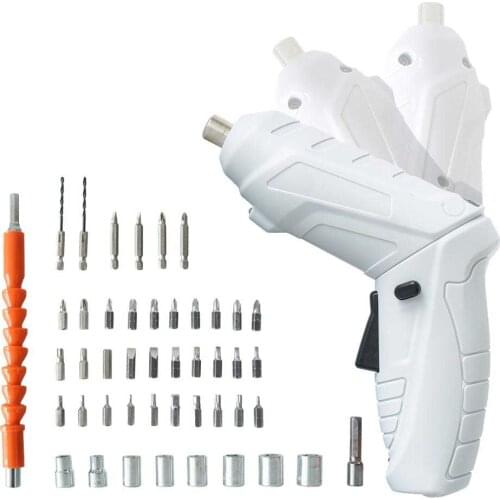 MOYOTE Electric Screwdriver Kit Rechargeable cordless Screw Driver with Handle Household Battery Tools