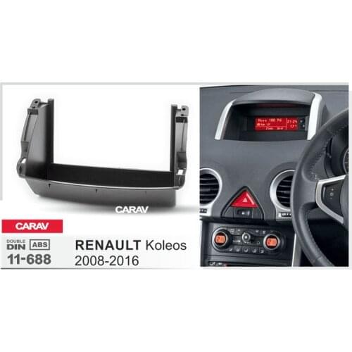 CARAV 11-688 stereo install dash kit car dash installation kit radio dash installation kit for RENAULT Koleos 2008-2016