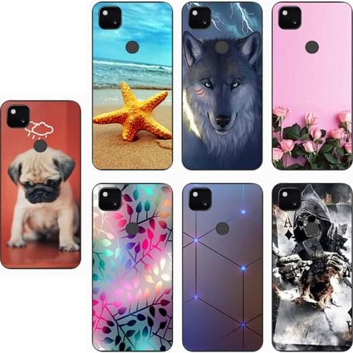 For T-Mobile Revvl 4 Plus case Luxury TPU Silicone Cases for TCL Revvl 5G case Phone Back Cover for TCL Revvl4 Case Funda Coque