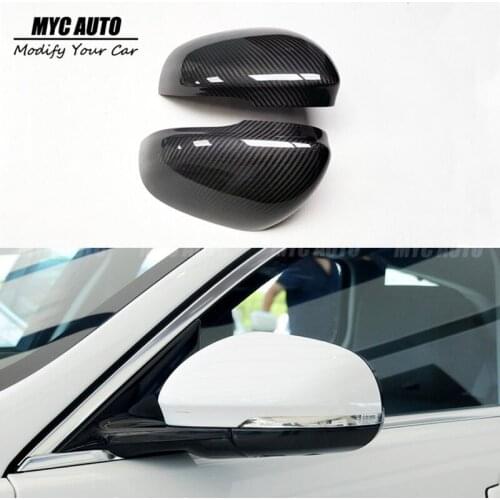 Add on style Mirror Cover For Jaguar XK XF XJ XKR XE 2011 2012 2013 2014 + mirror carbon fiber rear side view caps mirror