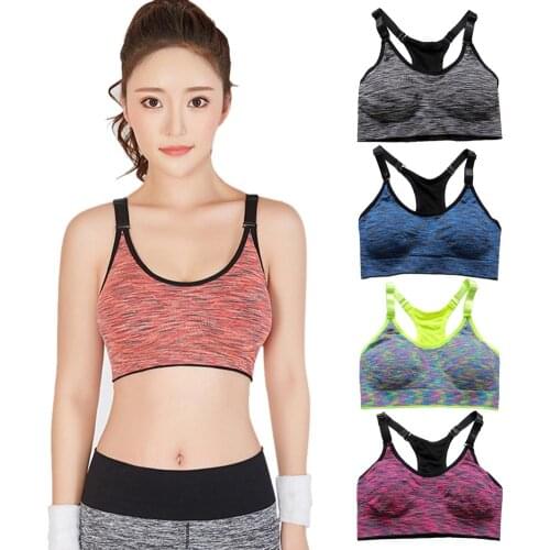 Women Fitness Workout Seamless Sports Bra Top Vest Breathable Yoga Underwear Yoga Bra Female Sports Fitness Clothing