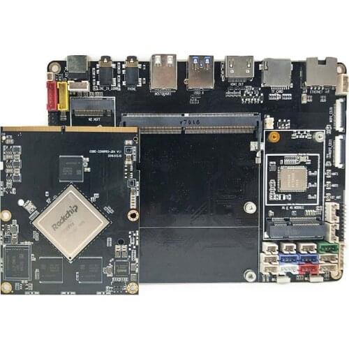 Core-3399Pro-JD4 AI Core Board Integrated NPU with computing power up to 3.0 Tops,Support TensorFlow Lite/Android NN API