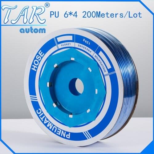 PU Tube 6mm*4mm 200meter/roll) pneumatic tubes pneumatic hoses Polyurethane tube plastic hose air hose PU pipe PU hose