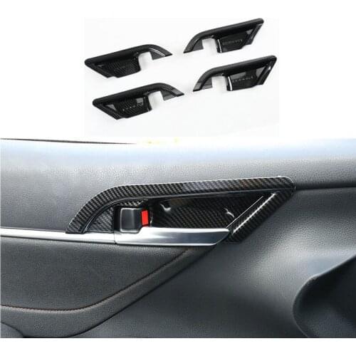 Car Interior Door Bowl Frame Door Handle Handle Frame Decoration Stickers Sequin Modification for Toyota Camry 2018 2019 2020