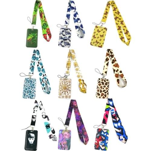 Neck Strap Lanyard for keys lanyard card ID Holder Keys Chain for Gifts Travel Card Cover Badge Car Keychain Decorations