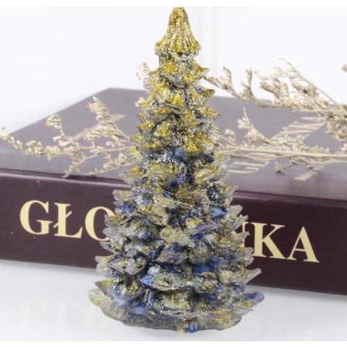 TUMBEELLUWA Healing Christmas Tree Decoration for Home Office Resin Ornaments Figurine,3.8x2.2 inch