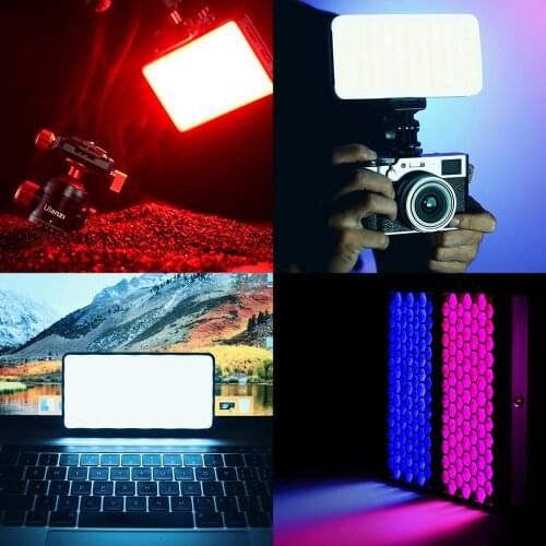 Ulanzi VIJIM VL196 RGB Fill Light LED Video Light Fast Charging DSLR Smartphone Dimmable RGB Effect Vlog Light On Camera
