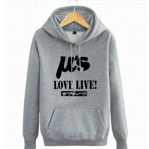 High-Q Unisex LoveLive! preppy student cotton Pullovers Hoodie Sweatshirts coat LoveLive! Kotori breathable Hoodies Pullovers