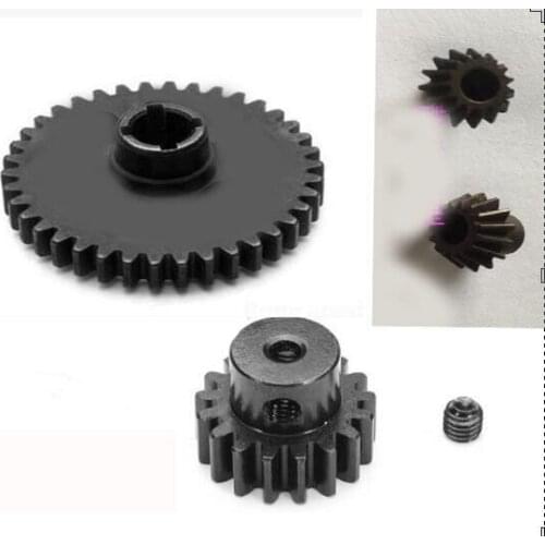 Wltoys A949 A959 A969 A979 K929 RC Car A949-24 Upgrade Metal Reduction Gear 38 Teeth + 17 Teeth 390 Motor Gears Parts