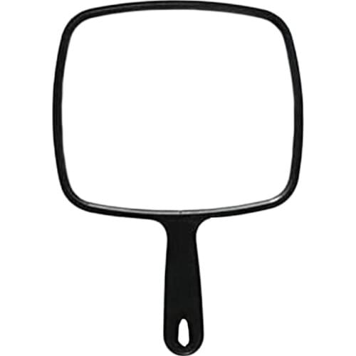 Single Side Large Mirror Comfortable Handheld Premium Coating Makeup Mirror With Handle Make up Tool espejo de maquillaje