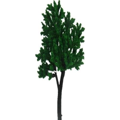 10cm green Plastic scale Model street model Trees for Train Railway Architecture Scenery HO N OO layout