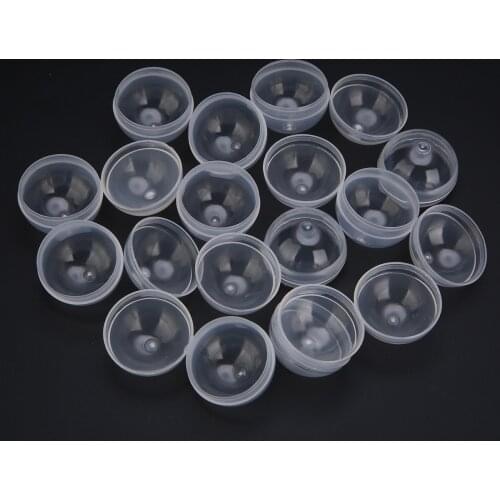 10pcs/pack New Arrival 28mm Diameter Transparent PP Empty Round Capsules Non-toxic Toys Ball For Vending Machine