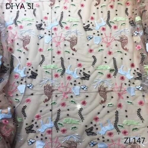 2018 high quality cotton lace heavy beading handmade rendas para artesanato de todos os tipos cotton lace fabric ZL147