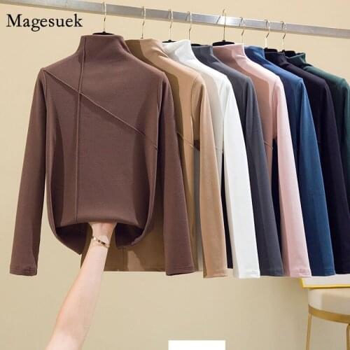 2020 Fashion Korean Vintage Sweater Winter Clothes Women Turtleneck Sweaters Long Sleeve Pullover Harajuku Tops Blusas 12217