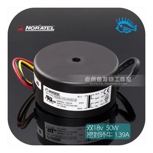50W double 18V NORATEL50VA toroidal transformer new original imported