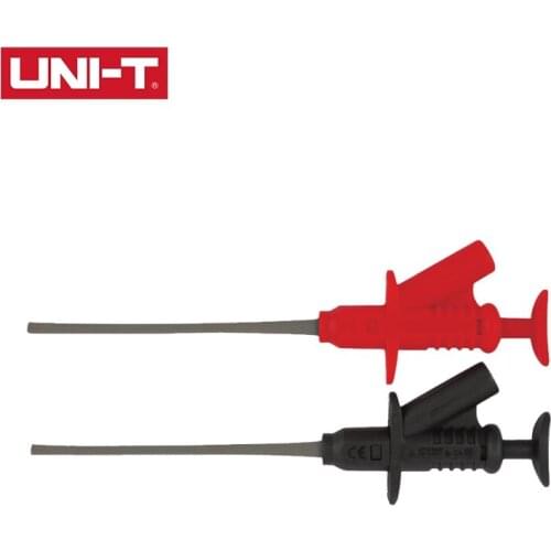 UNI-T UT-C07 Multifunctional Electric Adjustable Test Clip Length 8mm Banana Type Interface Electrical Accessories Red+Black