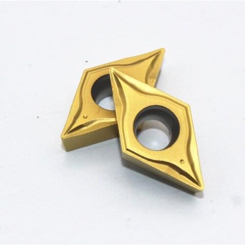 10PCS DCMT 11T304 FG PV3010 DCMT 32.51 Internal turning tools Cermet turning inserts Cutting tools CNC tools Lathe tools