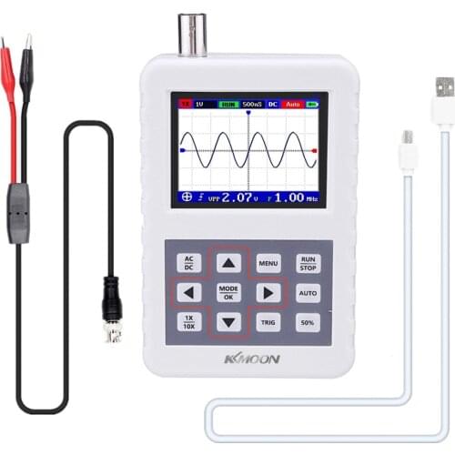 Digital Handheld DSO PRO Oscilloscope Mini Size Oscilloscope 5M Bandwidth 20MS/s Sampling Rate with P6100 Oscilloscope Probe