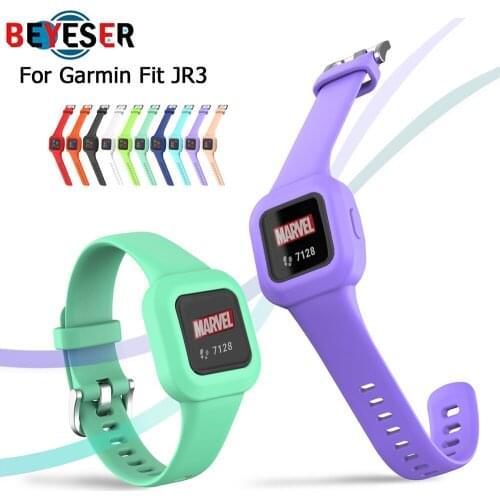 For Garmin Fit JR3 Smart Watch band Replacement Straps For GarminFit JR 3 Silicone Bracelet For Children Watch Accessories