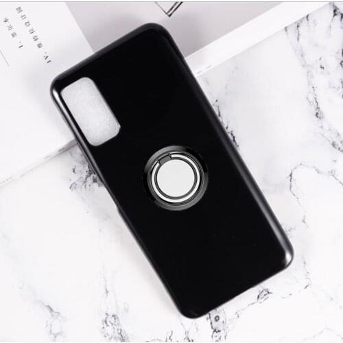 For Infinix Hot 9 Play 10 Note 7 Lite 8i Zero 8 Smart 5 4 S5 Back Ring Holder Bracket Phone Case Cover TPU Soft Silicone Cases