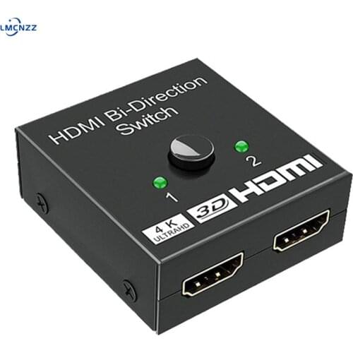 Bidirectional 4K HDMI Interruptor Adapter Digital to Analog Converter Cable For Windows 7 TV Box to Projector Displayer HDTV