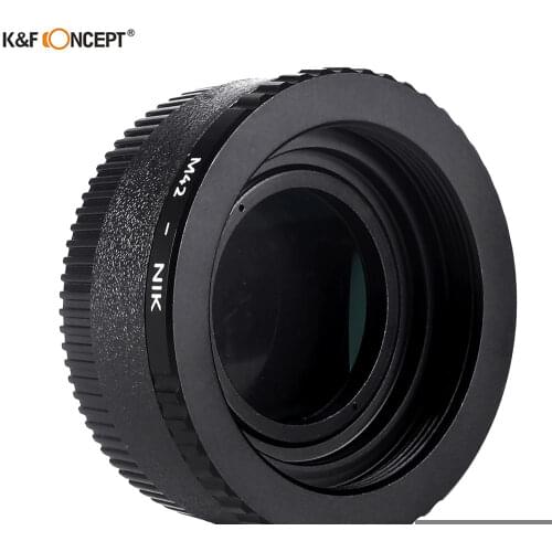 K&F CONCEPT M42 to for Nikon Mount Adapter with glass cap for Nikon D5100 D700 D300 D800 D90 DSLR camera lens Adapter ring