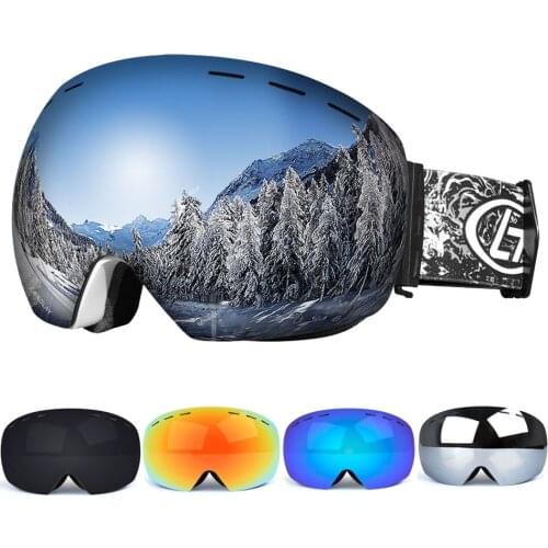 1PCS Ski Goggles Double Layers UV Anti-fog Big Ski Mask Glasses Skiing Snow Snowboard Goggles Men Women Ski Eyewear