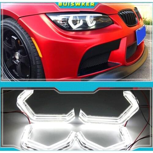 M4 style LED Angel Eyes For BMW M2 ME M4 M5 F10 F12 F13 F18 F30 F31 F32 F33 F34 F35 F36 E46 Cabrio Coupe 2D auto accessory