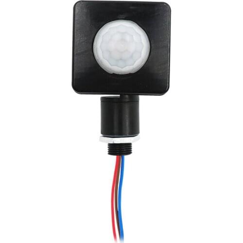 Mini Human Body Infrared Sensor Ultra-thin Infrared Body Sensor Switch LED Flood Light PIR Motion Sensor Fireproof Shell
