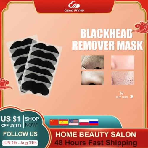 100Pcs Nose Blackhead Remover Sticker Acne Treatment Mask Nose Sticker From Black Dots Cleaner Nose Pore Deep Cleaning Skin Care