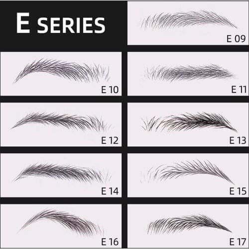 New 2021 Black Magic 4D Hair-like Authentic Eyebrows Stickers Tattoo Grooming Shaping Makeup Brow Shaper Falsecs