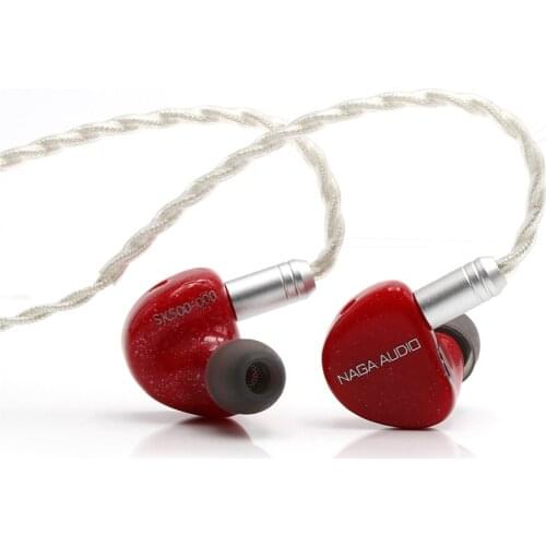 NAGA AUDIO S5 5BA Balanced Armatures Custom HiFi In-ear Earphone with Detachable 2pin Cable