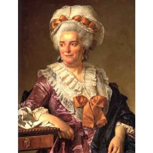 Oil Painting Reproduction on Linen Canvas,portrait-of-madame-charles-pierre-pecoul-nee-potain-mother-in-l By Jacques-Louis David