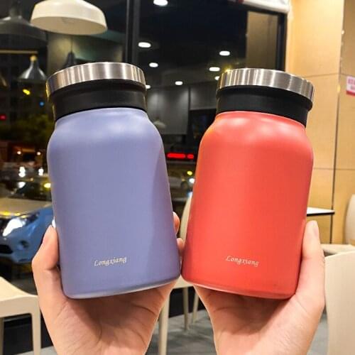 Glass vacuum cup mens portable high-end business tea drop leak with filter water in a cup