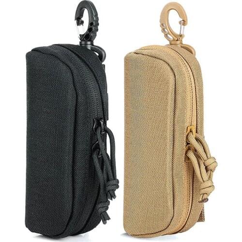 Tactical Glasses Molle Pouch Sunglasses EDC Waist Pack Utility Military Army Hunting Accessories Organizer Eyeglasses Case Bag
