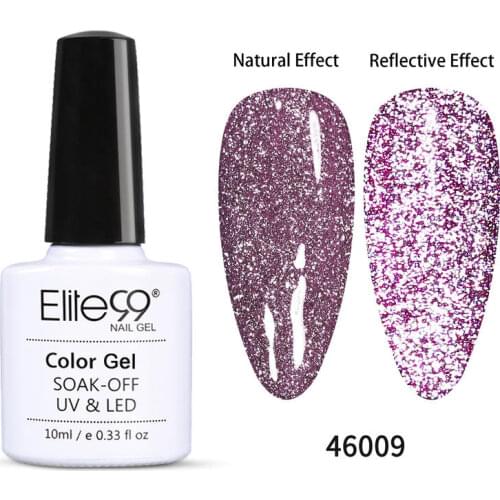 Elite99 UV Nail Gel Painting Glitter Diamond Hybrid Gel Nail Varnish Hybrid Semi Permanent Base Top Coat Nail Art Manicure