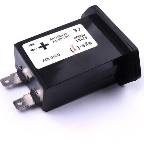 High Quality 1PCS SYS-1 DC10~80V 3W New Inductive Digital Hour Meter Waterproof Tracking Time For Boats Cars Trucks Tractors