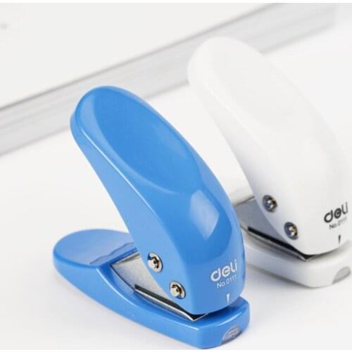 1 Pcs Single Hole Craft Paper Punch Deli 12mm Deep Mini Card Paper Cute Paper Punch Hole Paper For School Fashion Punchs