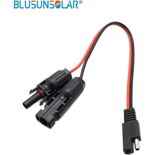 10 pec SAE DC Power Automotive DIY Connector Cable with SOLAR connector Male and female connector