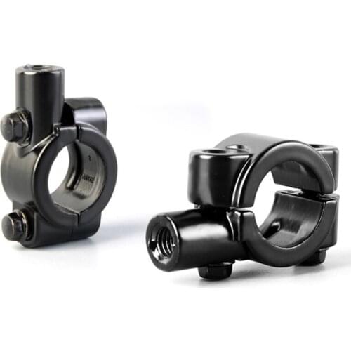 7/8" Motorcycle Handle Bar Mirror Mount Holder Rear view Handlebar Mirror Clamp For Motorcycle