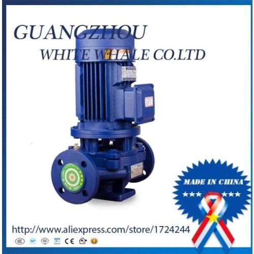 9.19ISG 50-400A 11.2m3/h 0.75kw 220v 50hz 10m Vertical pipeline centrifugal booster pump