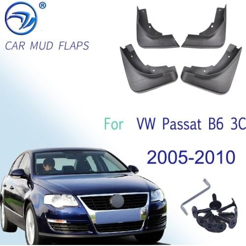 For VW Passat B6 3C 2005-2011 Sedan Mudflaps Splash Guards Mud Flap Mudguards Fender 2006 2007 2008 2009 2010 Set Mud Flaps