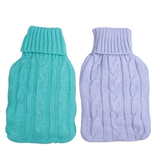 Hot Cold Water Bottle Rubber Soft Artificial Febric Winter Portable Detachable Washable And Leak-Proof Warm Pot