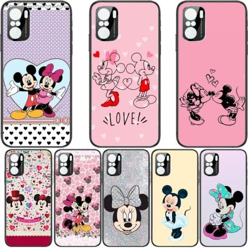All Minnie Mouse Phone Case For xiaomi redmi POCO F1 F2 F3 X3 Pro M3 9C 10T Lite NFC Anime Black Cover Silicone Back Prett mi 10