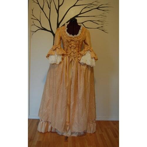 Cosplaydiy Medieval Court Royal Princess Renaissance Costume Dress Marie Antoinette Baroque Ball Gown for Halloween Carnival